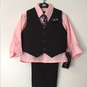 NWT: Toddler black suit, size: 18mos